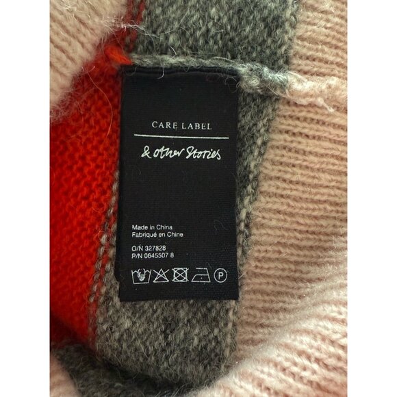 Paris Atelier & Other Stories Wool Alpaca Blend Long Sleeve Pullover Sweater XS - Picture 7 of 8